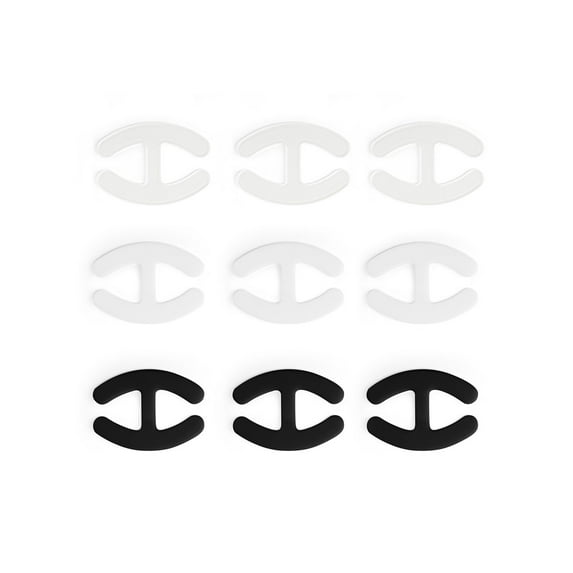 Bra Shoulder Strap Clips Buckles Bra Strap Anti-Slip Buckles Straps for Women 3 Colors-1 H Shape