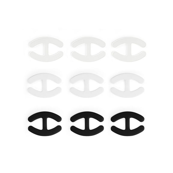 Bra Shoulder Strap Clips Buckles Bra Strap Anti-Slip Buckles Straps for Women 3 Colors-1 H Shape