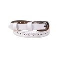 thumbnail image 1 of INSPIRE CHIC Women's Carved Multi-Hole Hollow Alloy Pin Buckle Belt, 1 of 4