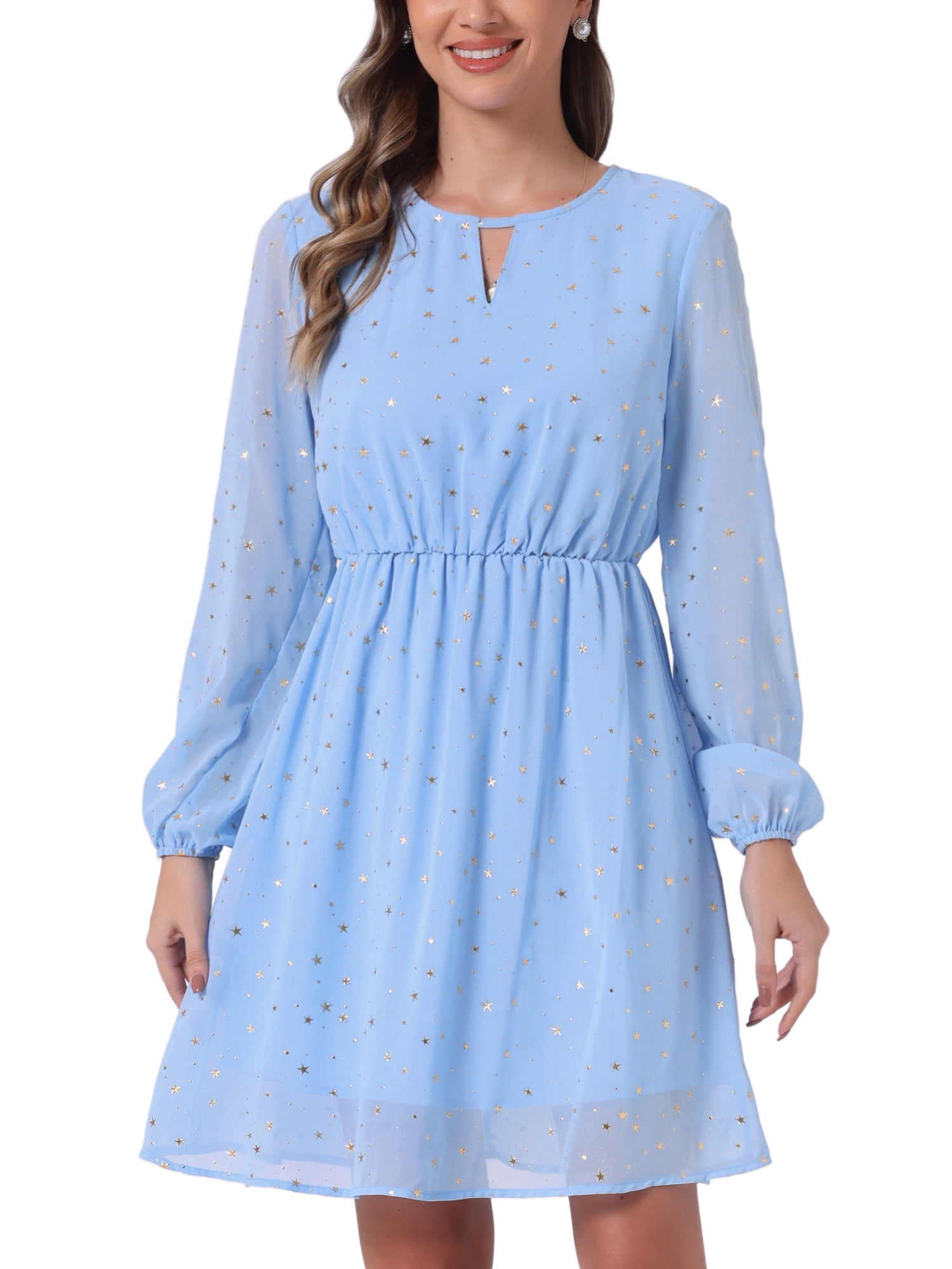 Gilding A-Line Dress