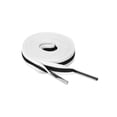 thumbnail image 1 of INSPIRE CHIC Women's Contrast Color Stripe Canvas Flat Shoelace 130cm/51.18' White-Black-White, 1 of 6