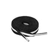 thumbnail image 1 of INSPIRE CHIC Women's Contrast Color Stripe Canvas Flat Shoelace 140cm/55.12' Black-White-Black, 1 of 6