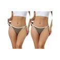 thumbnail image 1 of NOMADIC NOOK Women's Cotton Underwear Low Waist Breathable Stretch Hipster Briefs 2 Packs, 1 of 4