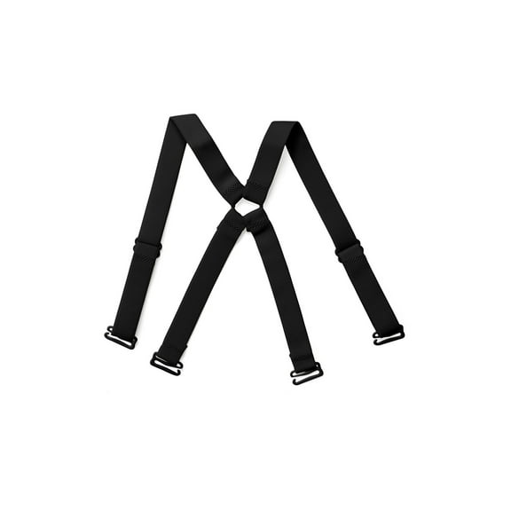 INSPIRE CHIC Non-slip Adjustable Cross Back Underwear Bra Shoulder Straps for Women Black - 15 mm Width