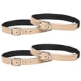thumbnail image 1 of INSPIRE CHIC Women's Detachable Ankle Straps Solid Color Elastic Band Shoe Buckle Belt for Heels Lacquer Beige 33.5cm/13.19", 1 of 4