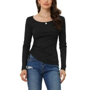 dDdDdDd　BIG DRAWSTRING LONG-SLEEVE T Long Sleeve Drawstring Top