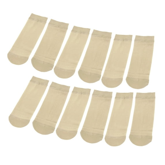 INSPIRE CHIC Women's Elastic Ankle High Tights Sheer Socks Stockings Khaki One Color