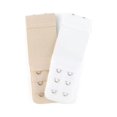 thumbnail image 1 of INSPIRE CHIC Women's Elastic Bra Hook Extensions 3 Rows 2 Pcs Skin Color 3 and White, 1 of 6