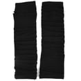 thumbnail image 1 of INSPIRE CHIC Women's Elastic Fabric Fingerless Arm Warmers Long Gloves Black One Size, 1 of 3