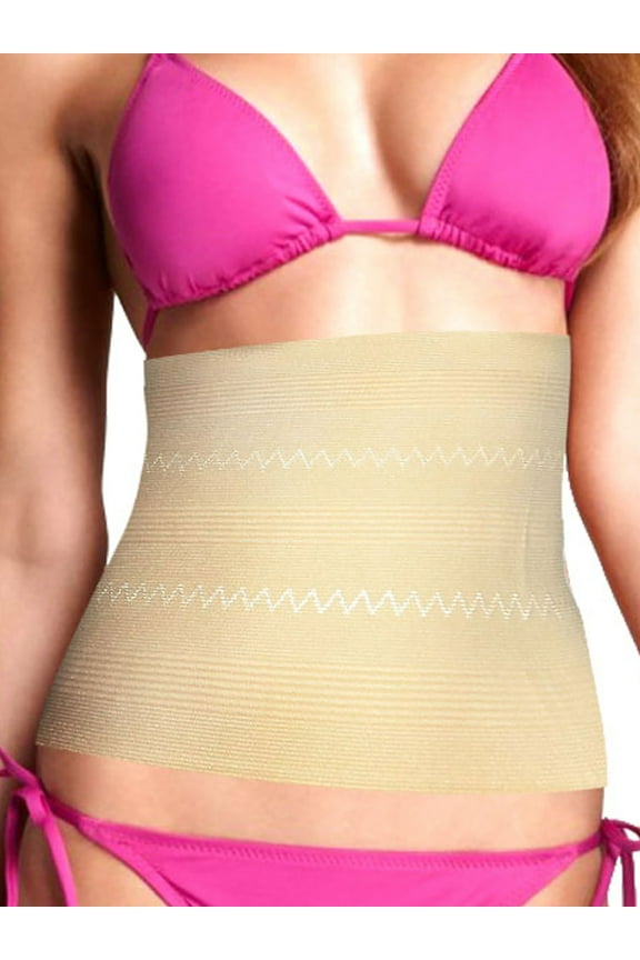 Women's Elastic Tummy Control Body Shaper Corset Girdle Waist Cincher Beige M