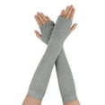 thumbnail image 1 of INSPIRE CHIC Women's Elbow Length Thumbhole Arm Warmer Fingerless Gloves, 1 of 6