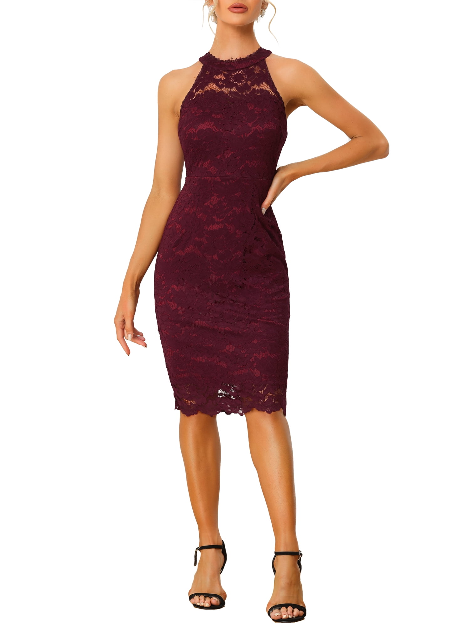 chinese dress ladies Buy Reyna Lace Midi Dress Red Online main image 0