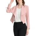 thumbnail image 1 of INSPIRE CHIC Women's Elegant Open Front Cardigan Jacket Work Office Cropped Blazer, 1 of 6