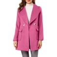 thumbnail image 1 of Allegra K Women's Elegant Shawl Collar Lapel Belted Long Trenchcoat, 1 of 8