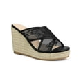 thumbnail image 1 of BLISSFUL STEP Women's Espadrille Platform Slide Wedge Sandals, 1 of 6