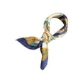 thumbnail image 1 of INSPIRE CHIC Women's Fashionable Floral Graphic Print Silk Square Scarf, 1 of 5