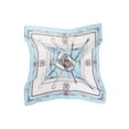 thumbnail image 1 of INSPIRE CHIC Women's Fashionable Floral Graphic Print Silk Square Scarf, 1 of 5