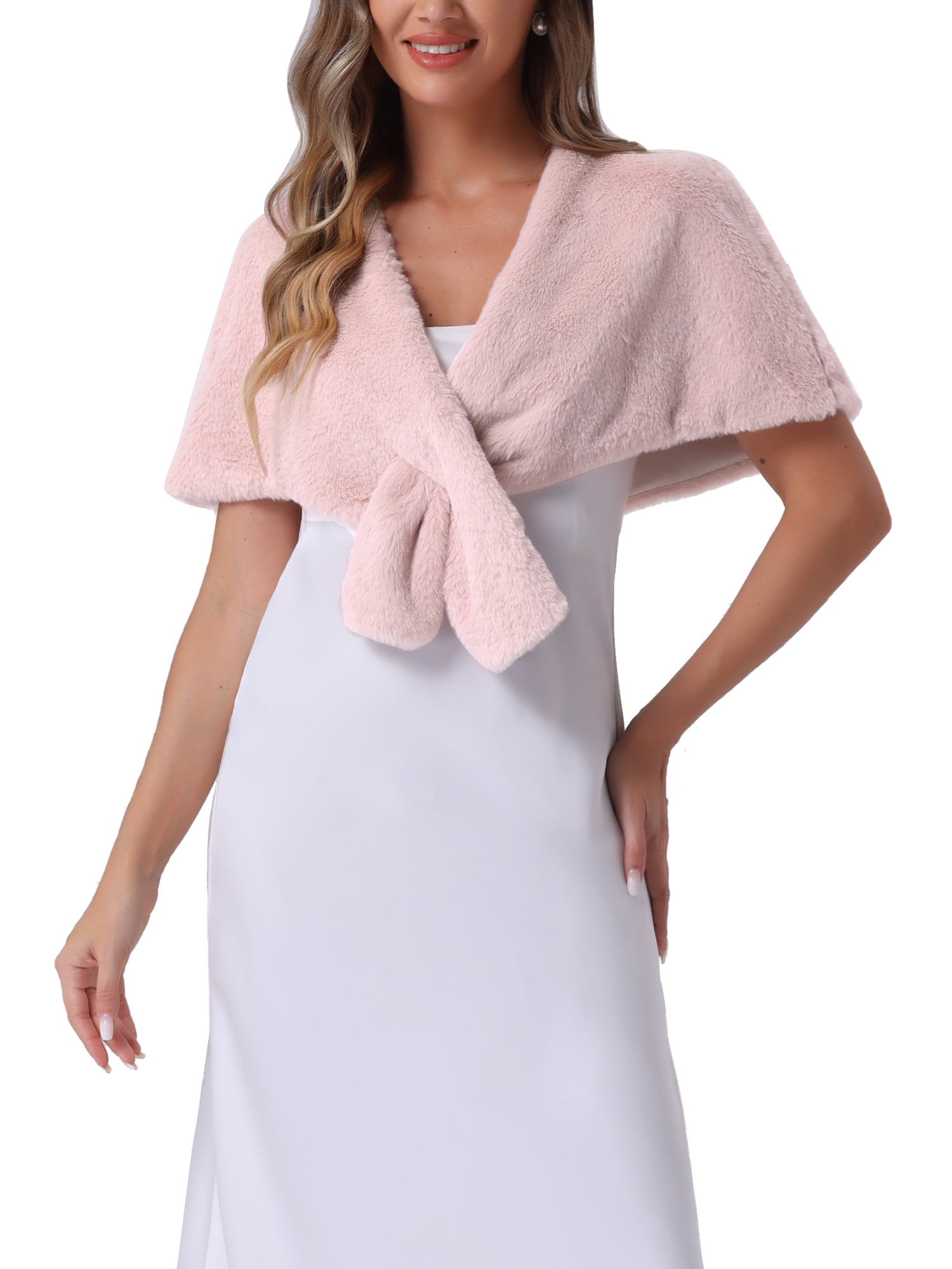 1920s faux fur shawl