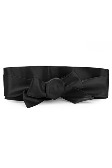Womens Black Bow Belt display picture 1