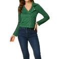 thumbnail image 1 of INSPIRE CHIC Women's Motorcycle Jacket Faux Suede Solid Color Asymmetric Zipper Jacket S Green, 1 of 7