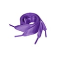 thumbnail image 1 of Women's Extra Wide Shoestrings Flat Satin Ribbon Shoelaces for Sneakers 2 Pairs Dark Purple 160cm/63", 1 of 4