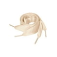 thumbnail image 1 of Women's Extra Wide Shoestrings Flat Satin Ribbon Shoelaces for Sneakers 2 Pairs Nude Color 110cm/43.3", 1 of 4