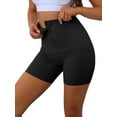 thumbnail image 1 of INSPIRE CHIC Women's Flatten Tummy High Waist with Zipper Closure Butt Lifter Thigh Slimmers X-Small Black, 1 of 6