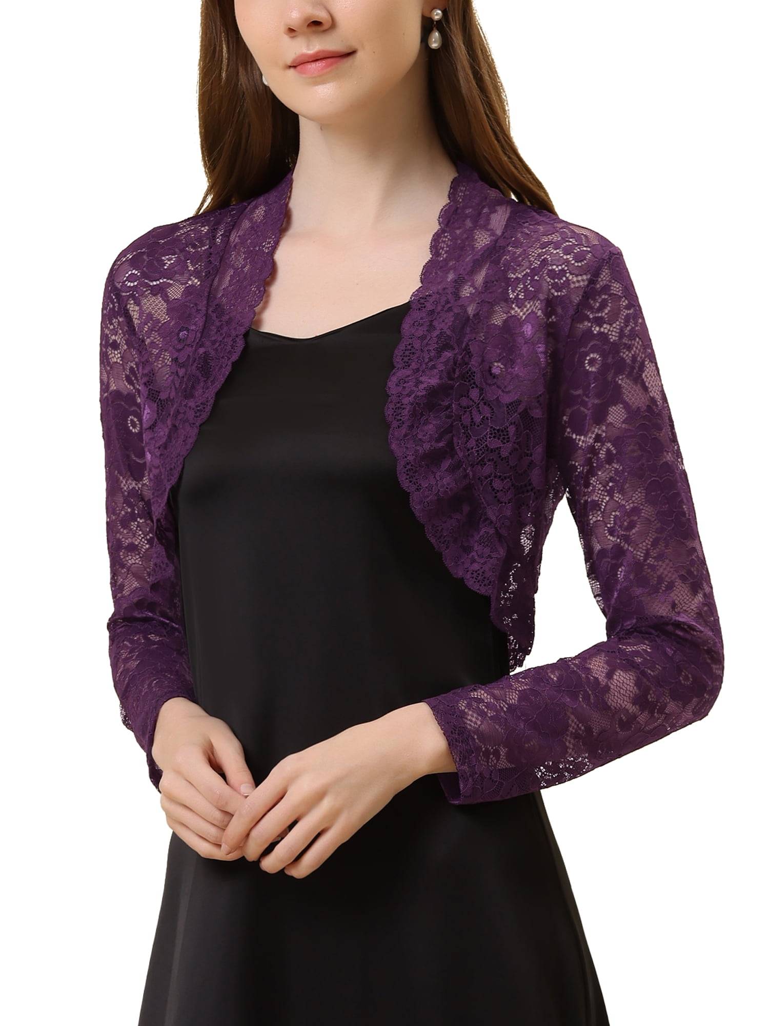 Faux Fur Lined Coat Women's Faux Fur Bolero Jacket Open Front