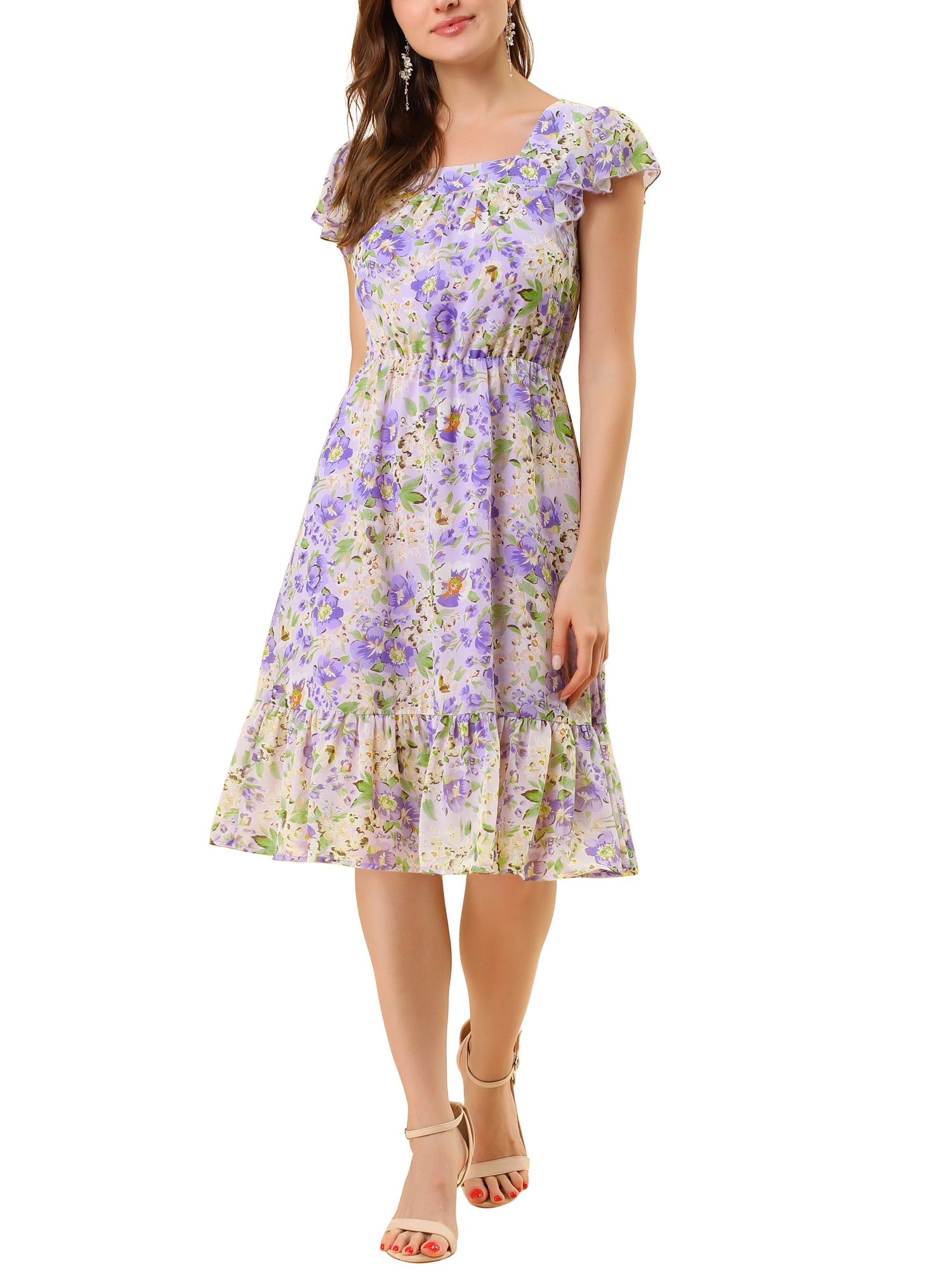 allegra printed dress