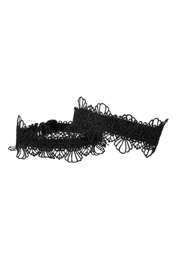 Women's Flower Lace Elastic Band Detachable Shoe Ankle Straps for Heels