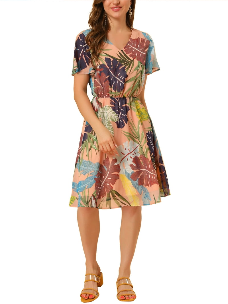 sachin and babi light blue dress Lands' End Women's Chiffon Flutter Sleeve V-Neck Wrap Maxi Dress - Large main image 0
