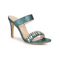 thumbnail image 1 of BLISSFUL STEP Women's Glitter Rhines Stiletto Heel Sandals Green 10, 1 of 8