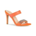thumbnail image 1 of BLISSFUL STEP Women's Glitter Rhines Stiletto Heel Sandals Orange 5, 1 of 8