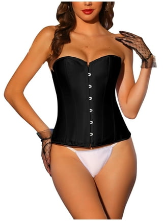 Women Lace Corset Top Open Cup Lace Up Boned Bustier Vintage Gothic Cosplay  Punk