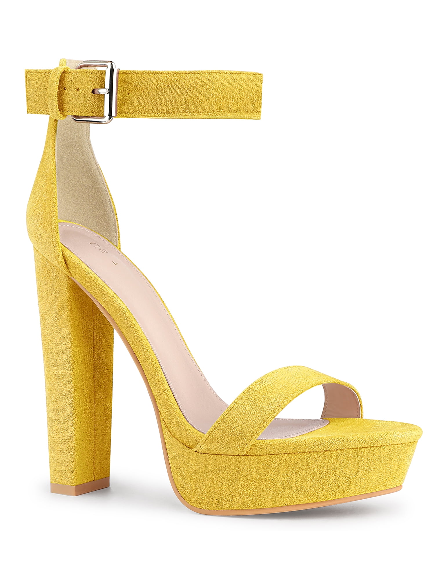 Sexy Yellow Heels - High Heels - Ankle Strap Heels - $33.00 - Lulus