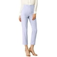thumbnail image 1 of Allegra K Women's High Elastic Waist Back Ankle Length Plaid Work Pants, 1 of 6