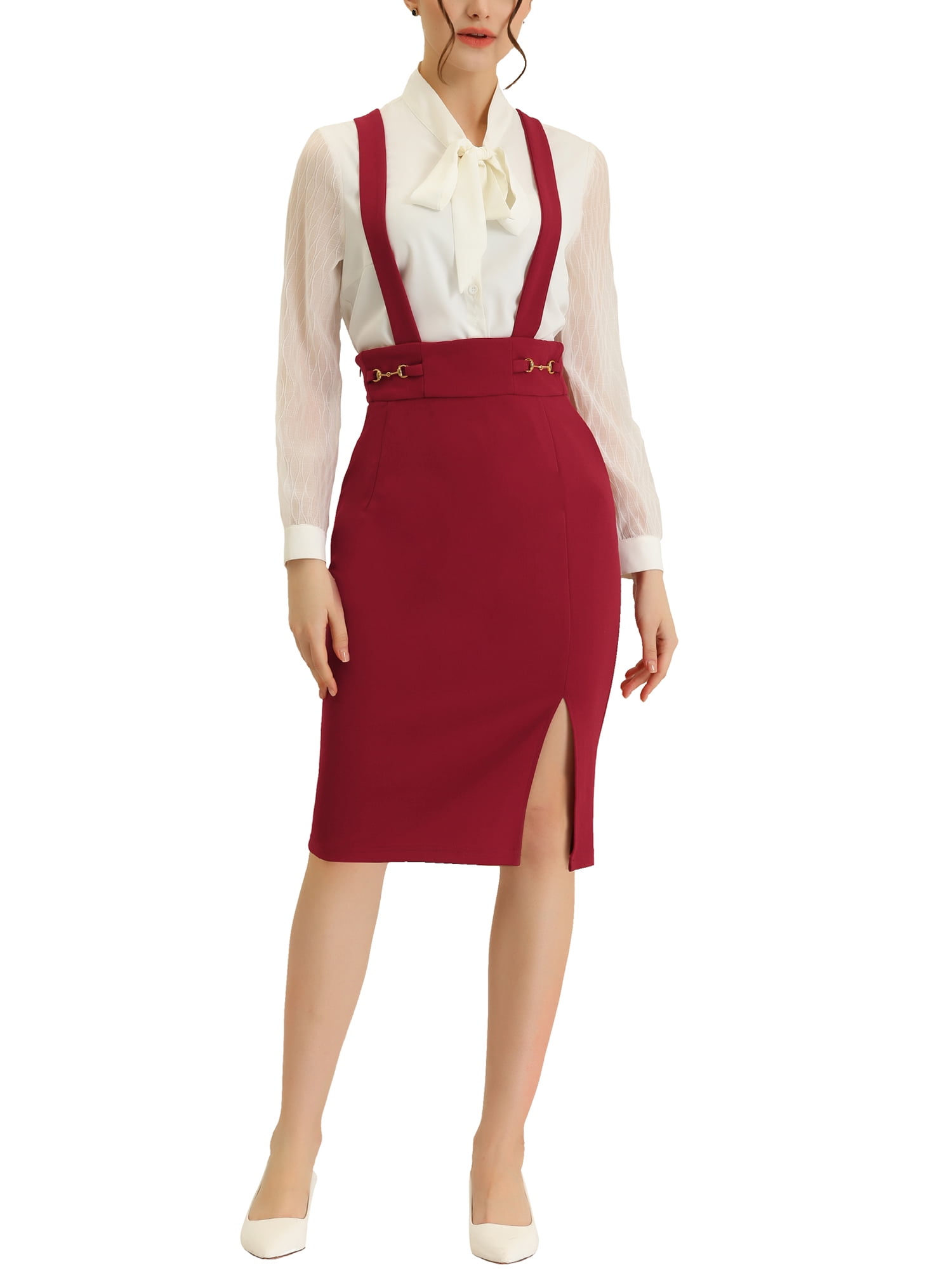 Ladies Suspender Skirt Sexy Adjustable Buckle Suspender Skirt Short Skirt KV0767
