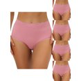 thumbnail image 1 of NOMADIC NOOK Women's High Waist Underwear Tummy Control Comfortable Briefs 5 Packs, 1 of 4
