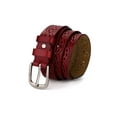 thumbnail image 1 of INSPIRE CHIC Women's Hollow Floral Retro Faux Leather Belts with Buckle, 1 of 6