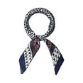 thumbnail image 1 of INSPIRE CHIC Women's Houndstooth Leopard Print Square Scarf Kerchief Neckerchief, 1 of 5
