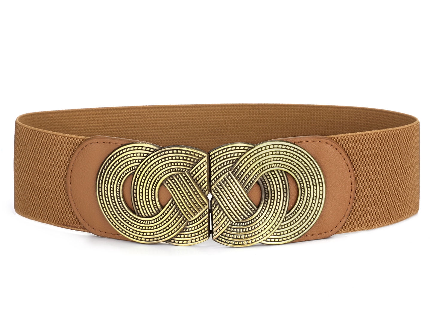 INSPIRE CHICRetro Knot Woven Metal Interlocking Buckle 