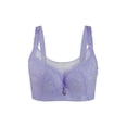 thumbnail image 1 of INSPIRE CHIC Women's Lace Front Full Coverage Push up Underwire Cami Bra Lavender 42 Fit 40C/D, 1 of 5