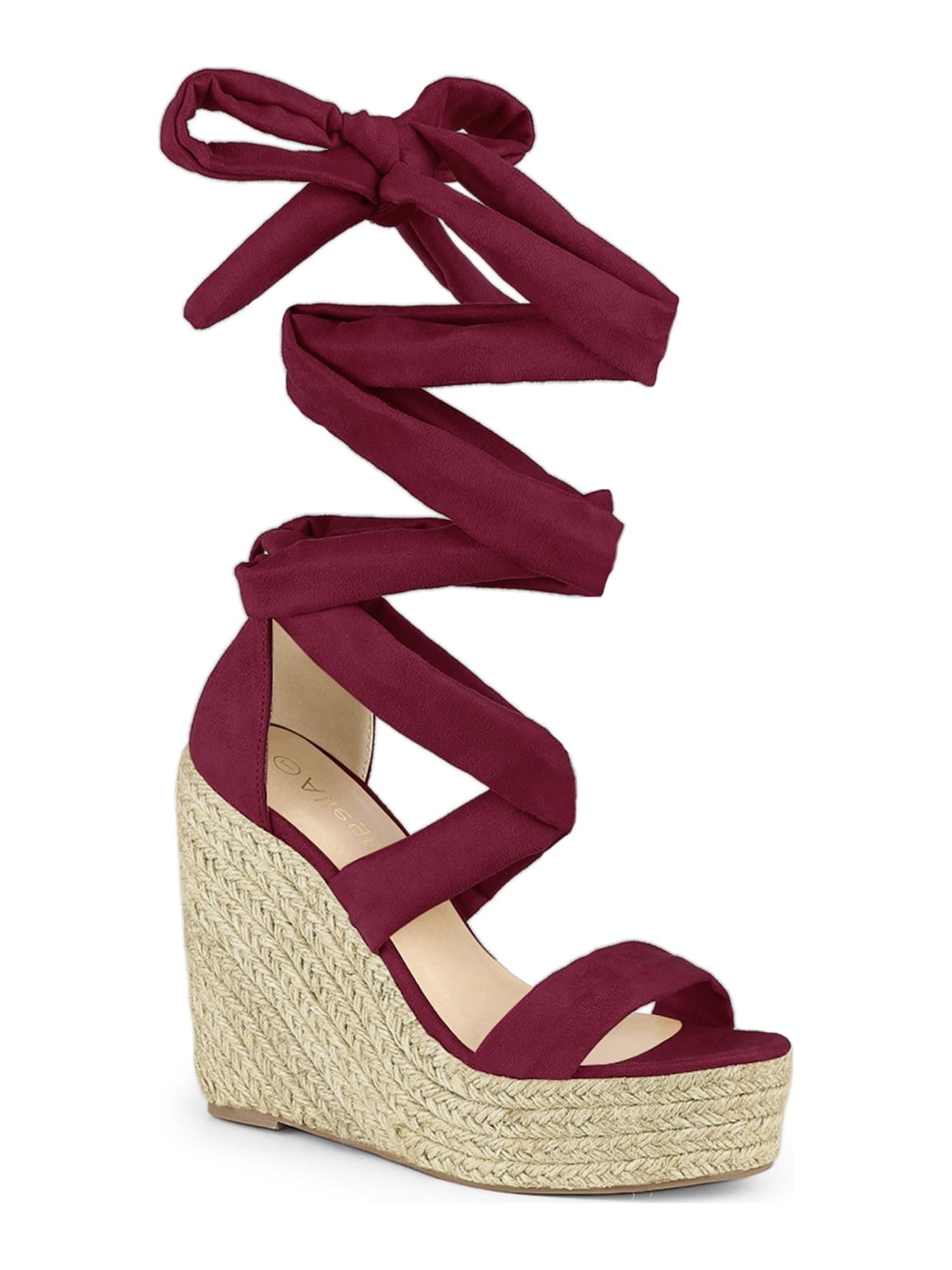 lace up platform wedges