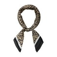 thumbnail image 1 of INSPIRE CHIC Women's Leopard Print Square Scarves Neck Scarf Neckerchief Light Yellow, 1 of 4