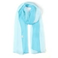 thumbnail image 1 of INSPIRE CHIC Women's Scarf Chiffon Silky Gradient Color Lightweight Long Wrap Shawl Light Blue, 1 of 7