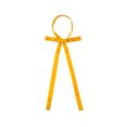 thumbnail image 1 of INSPIRE CHIC Women's Long Self Tied Bowtie Solid Color Adjustable Neck Elegant Bow Tie Yellow One Size, 1 of 5