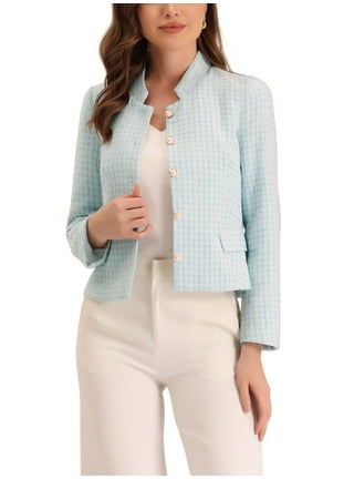 Fringe Tweed Blazer