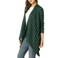 thumbnail image 1 of Allegra K Women's Long Sleeves Handkerchief Hem Open Front Cardigan, 1 of 7
