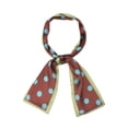 thumbnail image 1 of INSPIRE CHIC Women's Lovely Polka Dots for Bag Hair Band Neck Wraps Scarf Claret Big Dot, 1 of 6
