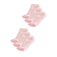 thumbnail image 1 of INSPIRE CHIC Women's Low Cut No Show Heel Grip Toeless Boat Socks Pale Pink Women Shoe 4-8, 1 of 6